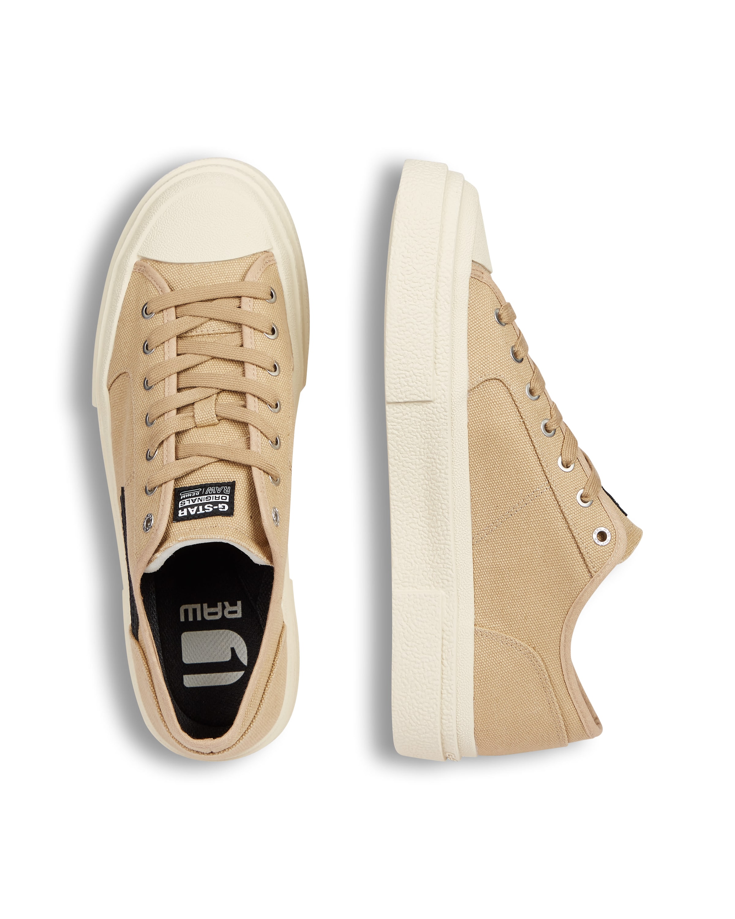 G-STAR Sneakers laag 'Vodan Sneakers' in Beige