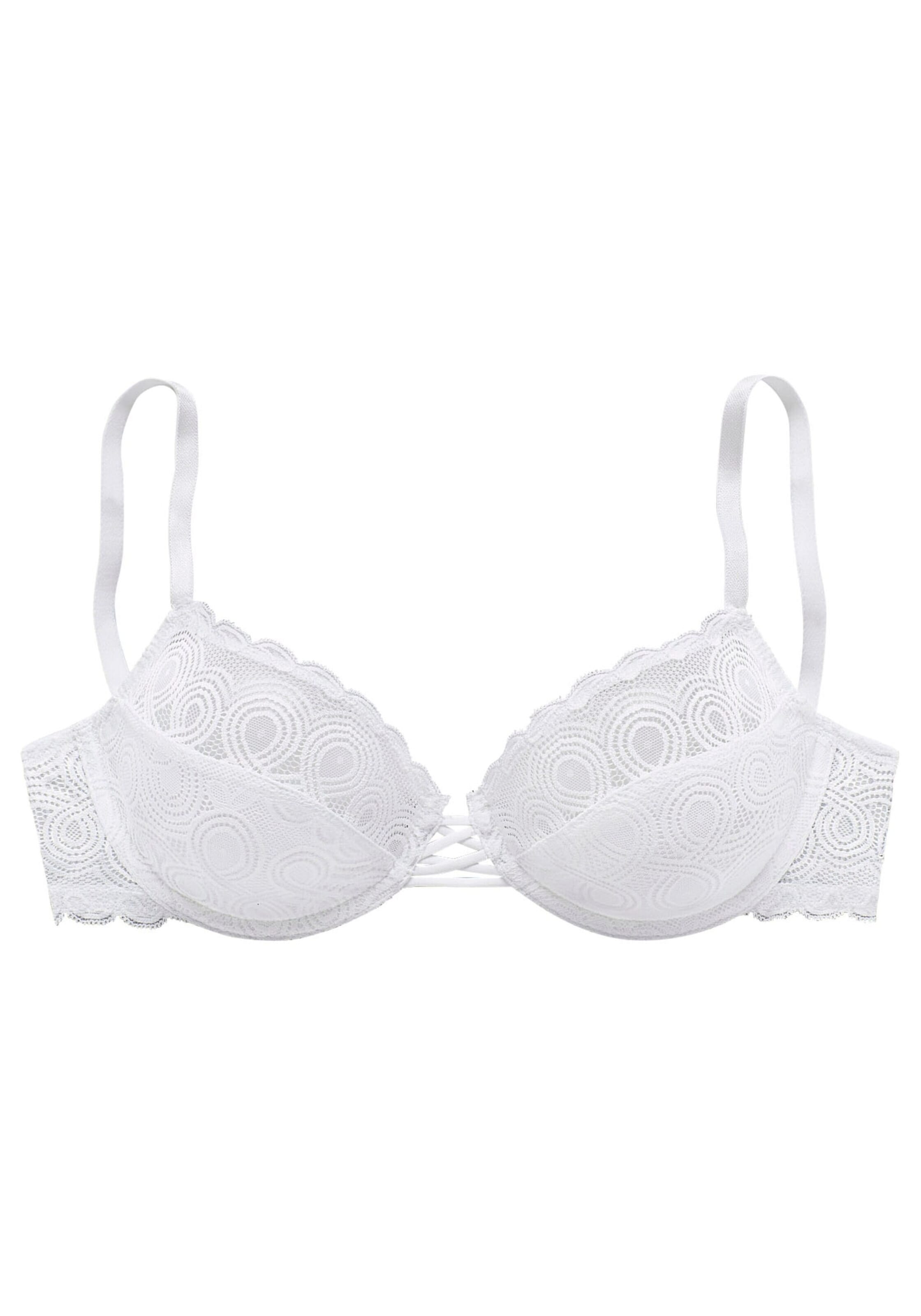 LASCANA T-shirt Bra in White: front