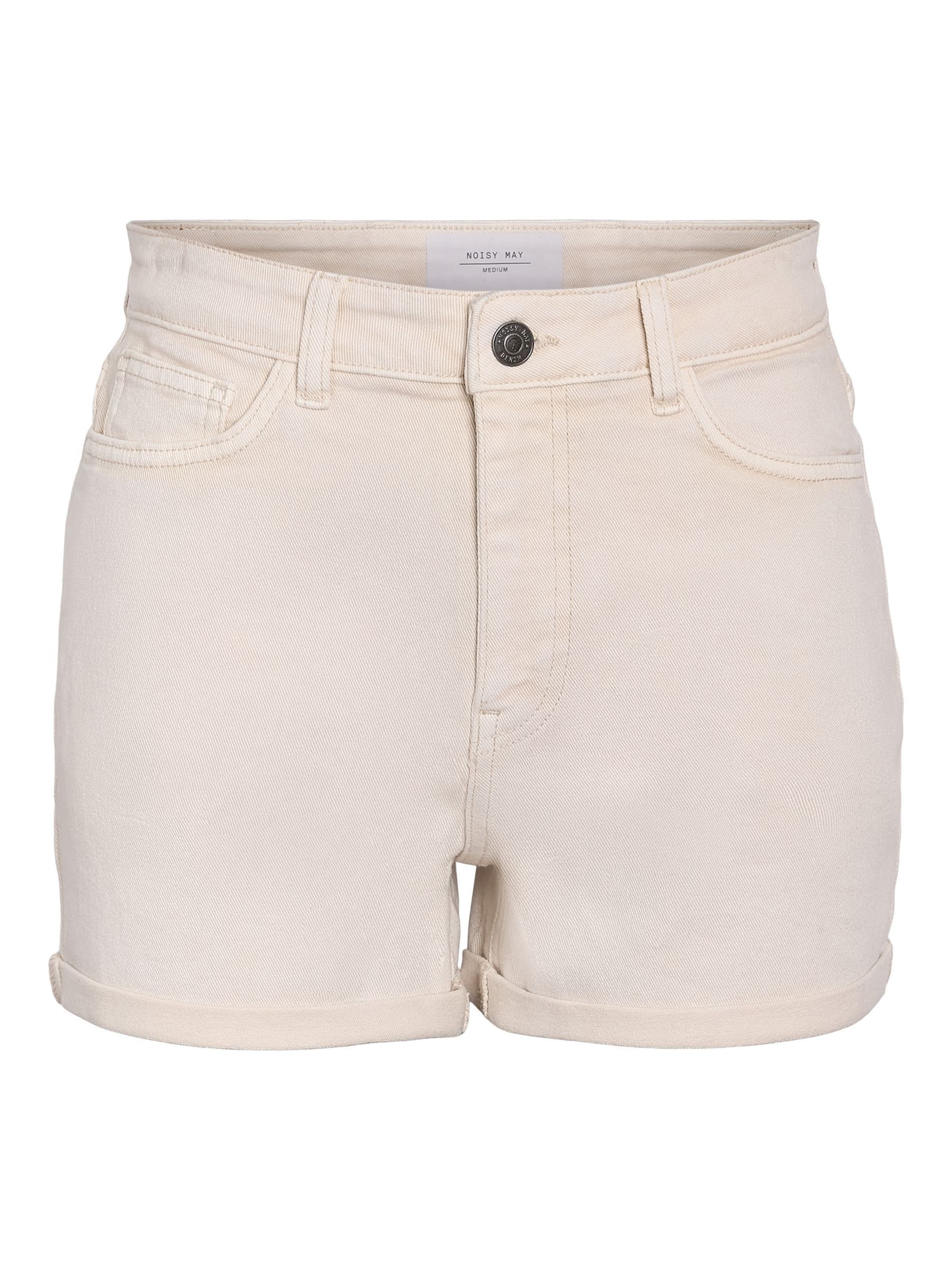 Noisy may Shorts 'NMMoni' in elfenbein, Produktansicht