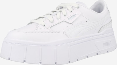 Sneaker low 'Mayze Stack Lthr Wns' PUMA pe gri / alb, Vizualizare produs