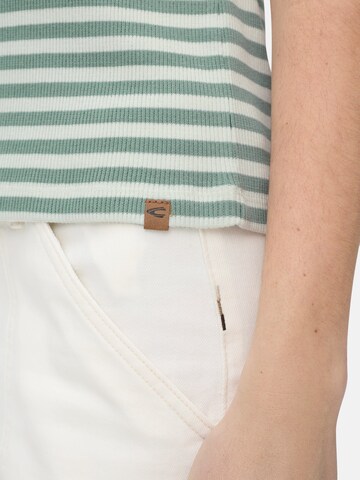 CAMEL ACTIVE Top mit Rundhalsausschnitt in Blau