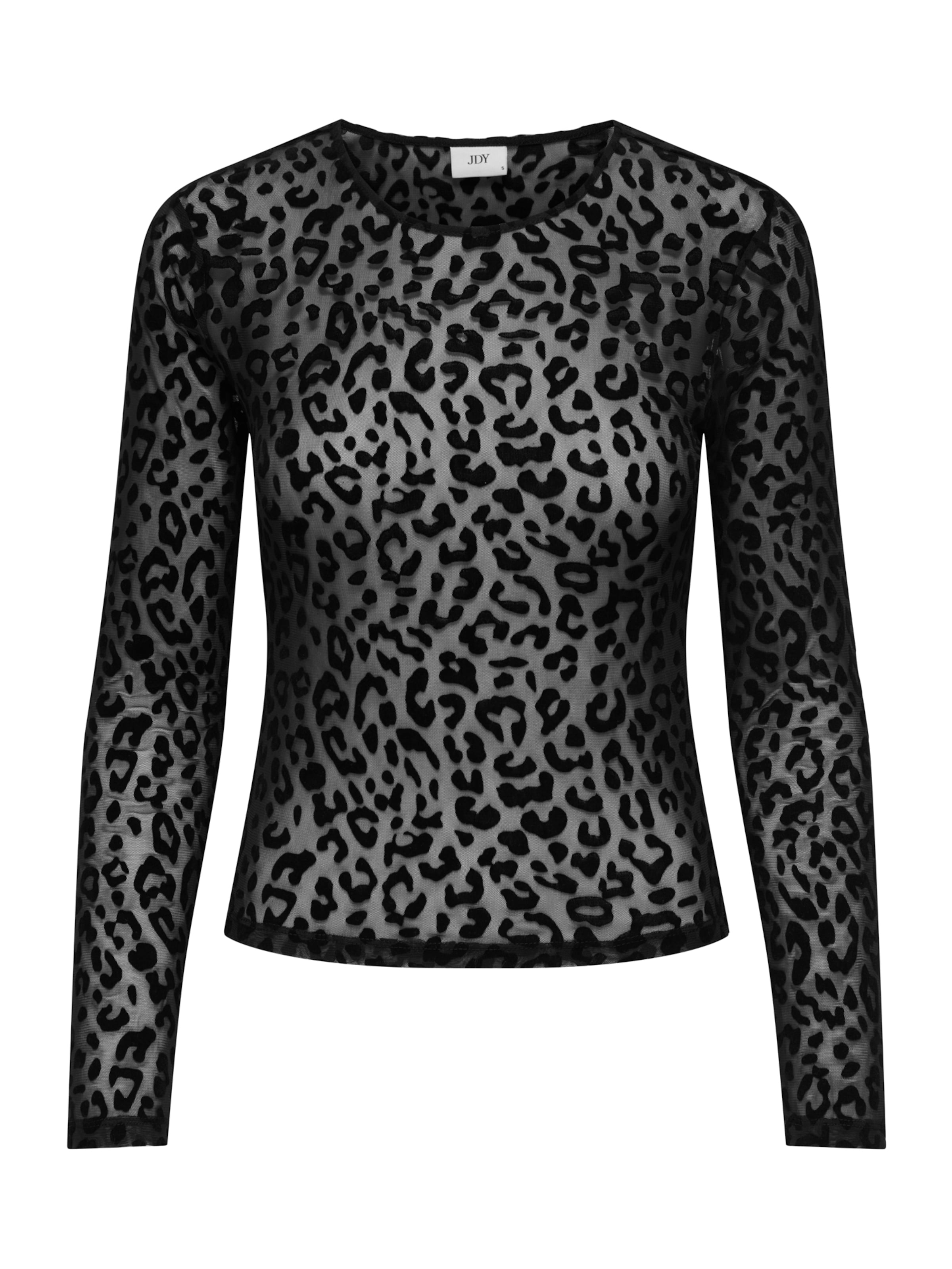 JDY Тениска 'JDYRuby' в черно / Прозрачно, Преглед на продукта