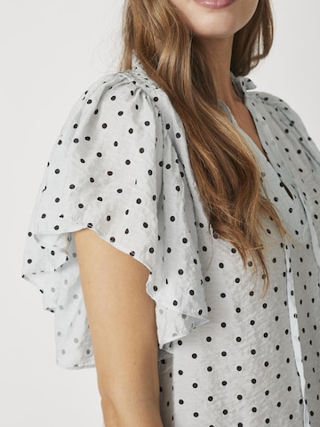 co'couture Blouse 'Dionne' in Blauw