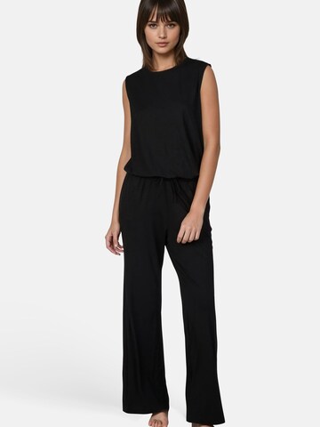 Myjama Jumpsuit 'Ella' in Schwarz: Vorderseite