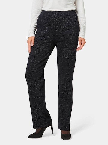 Regular Pantalon 'Martha' Goldner en noir : devant