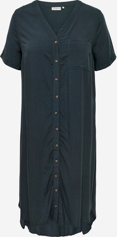 Robe-chemise ONLY Carmakoma en bleu : devant