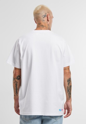 T-Shirt 'Monaco Health Club' Pica Pica en blanc
