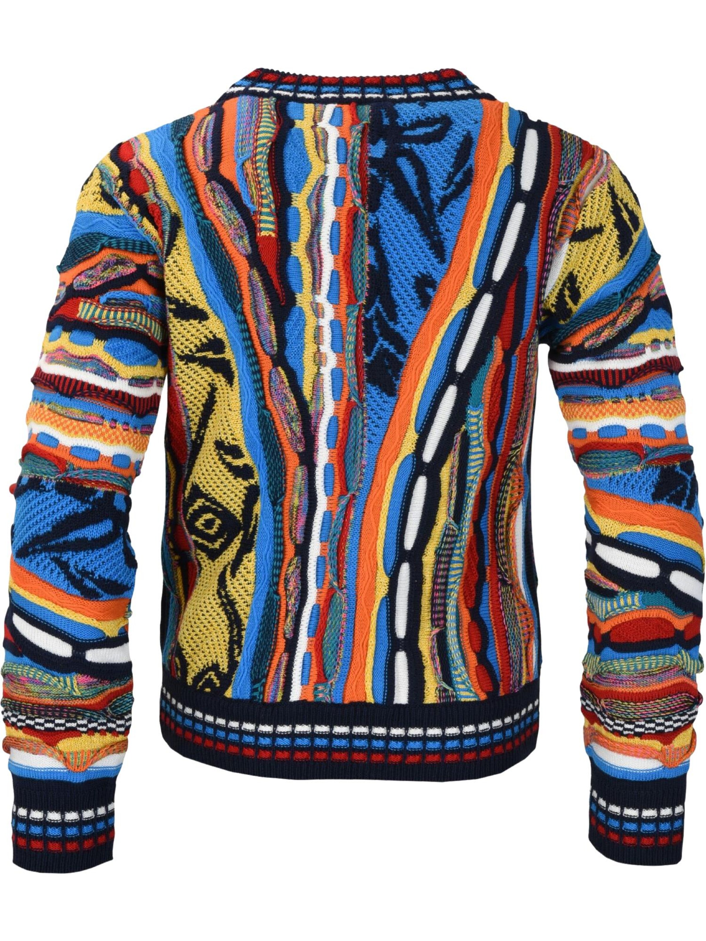 Pull-over Carlo Colucci en mélange de couleurs