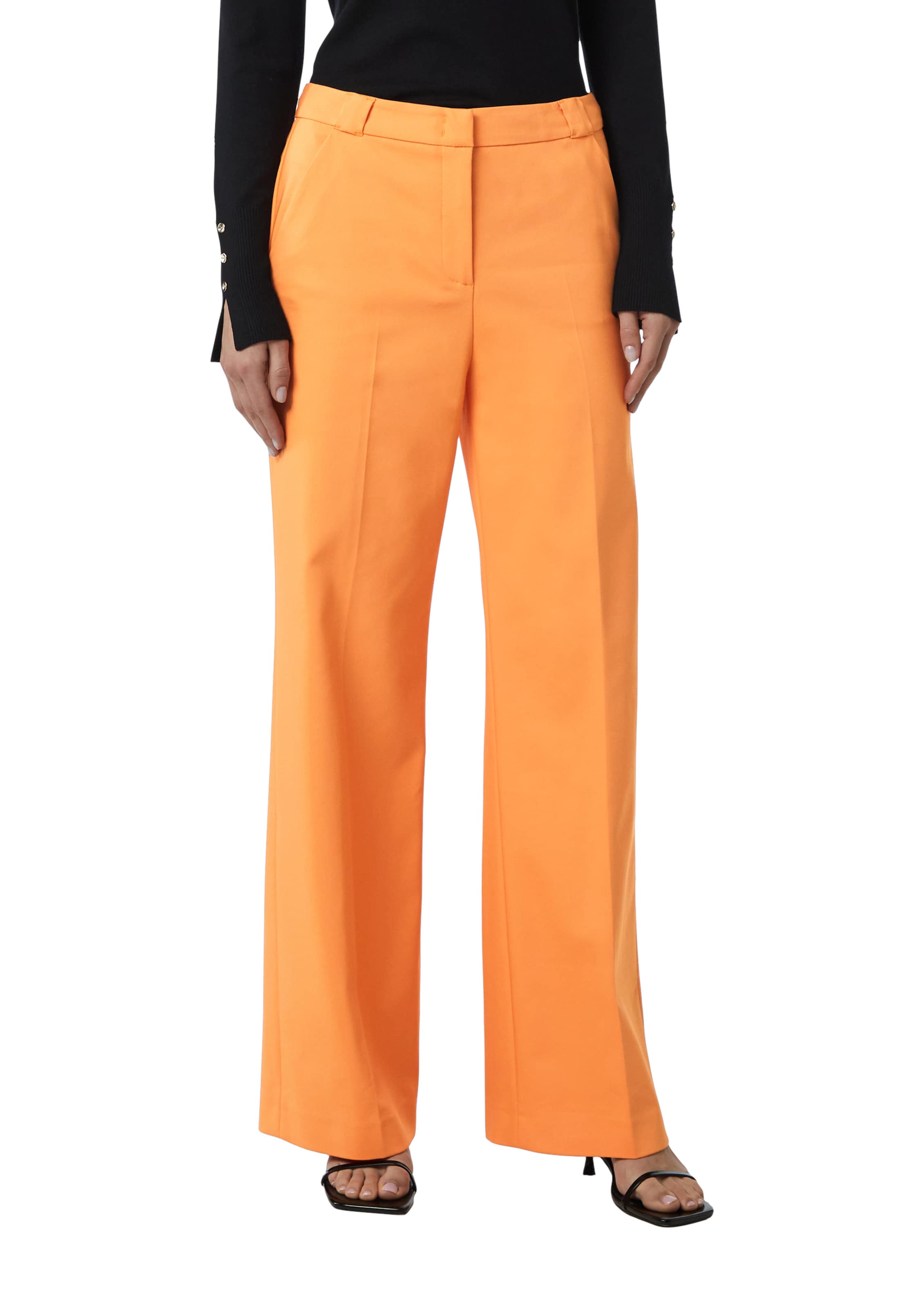 COMMA Regular Pants in Orange: front