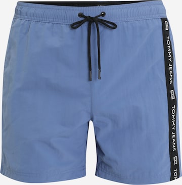 Tommy Jeans Zwemshorts in Blauw: voorkant