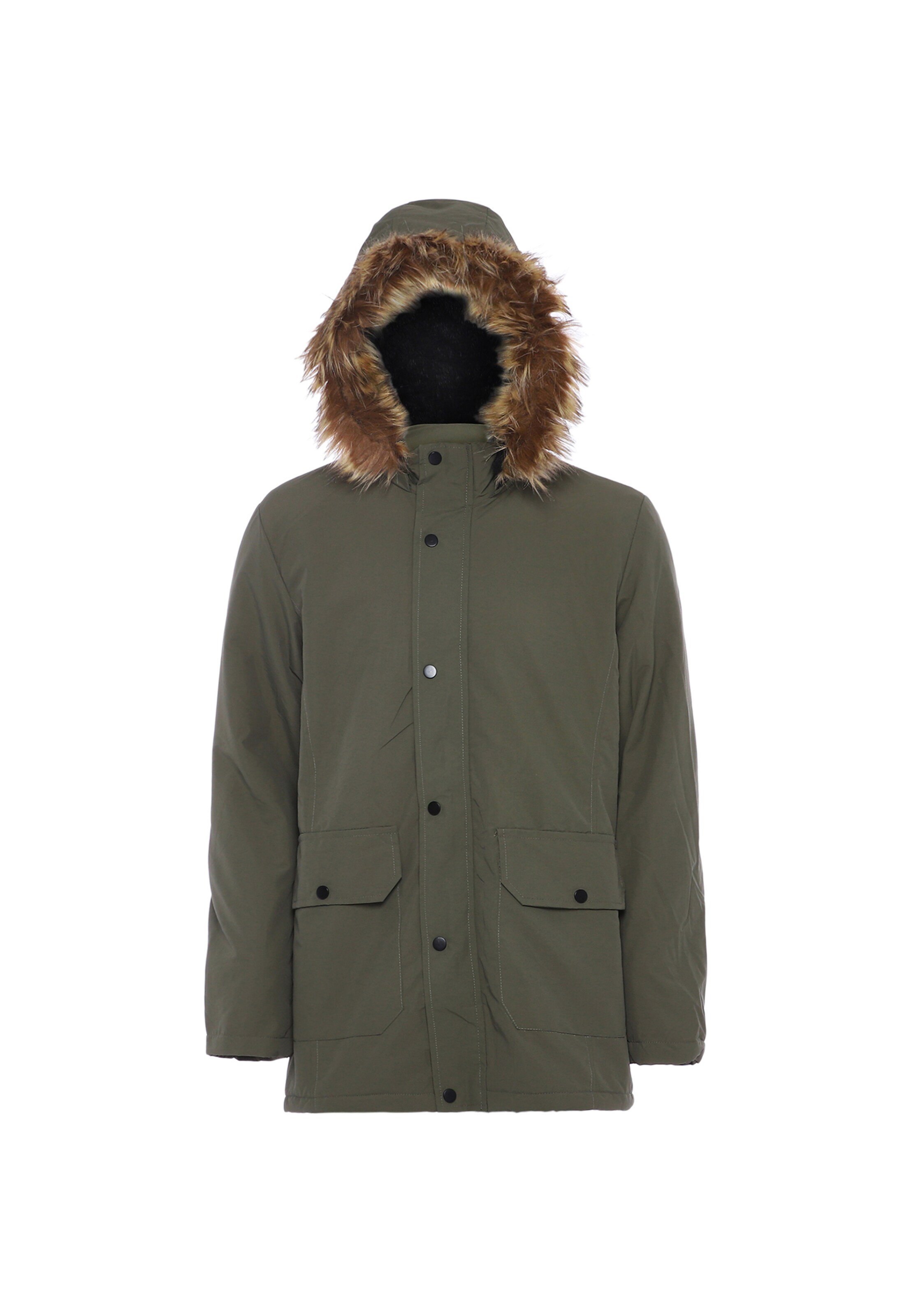 urban storm Jacke in Grün: Vorderseite