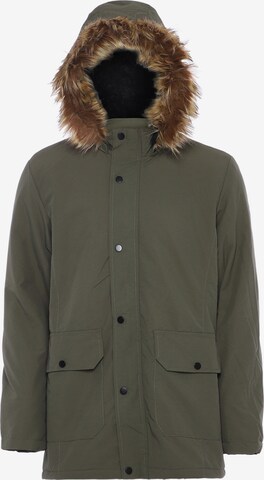 urban storm Winter Jacket in Green: front