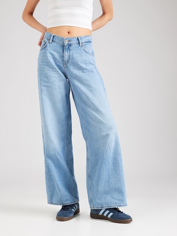 ONLY Wide leg Jeans 'NYLA' in Blauw: voorkant