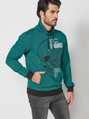 Sweat-shirt KOROSHI en vert