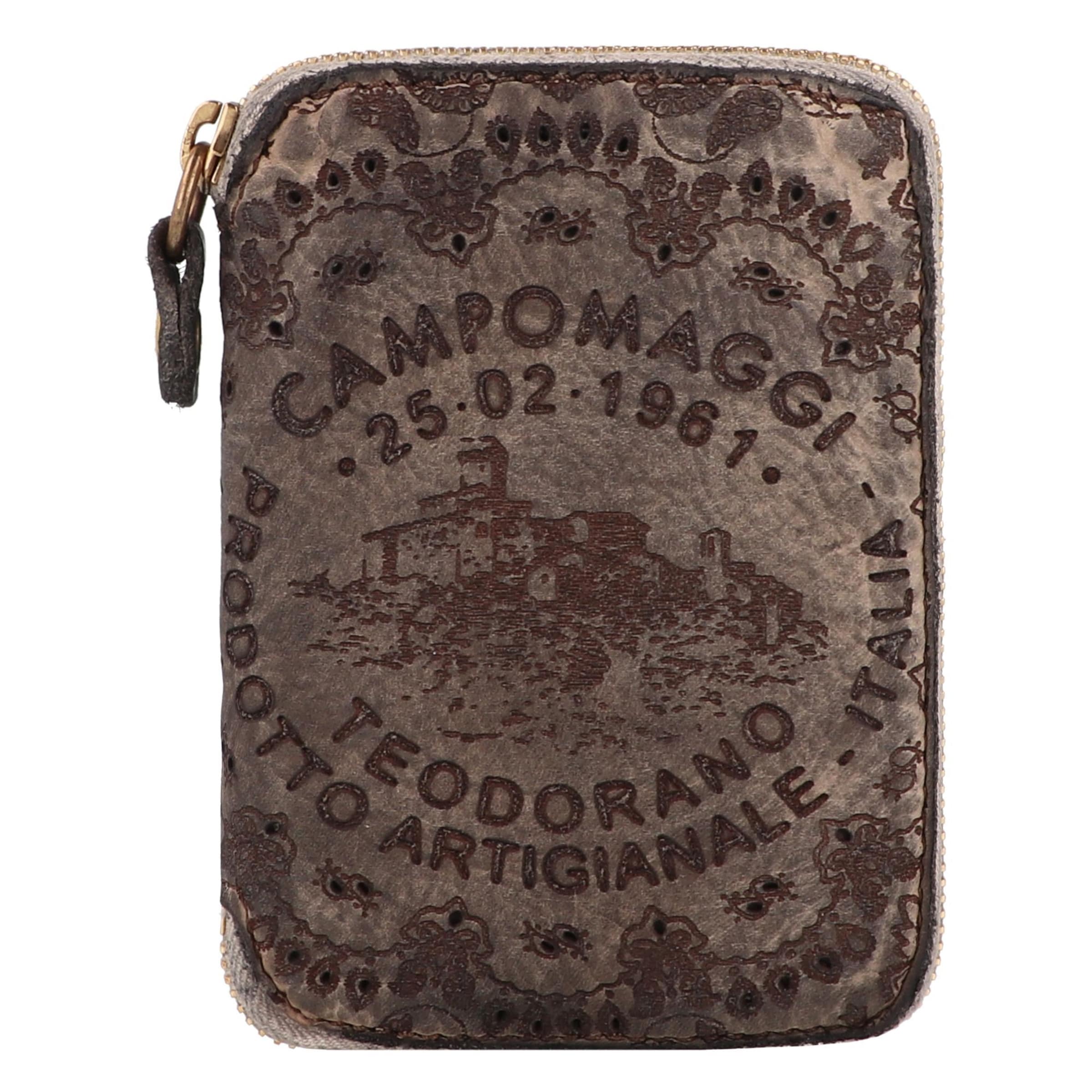 Campomaggi Portemonnaie 'Tosca' in Braun: Vorderseite