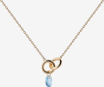 P D PAOLA Necklace in Blue: front