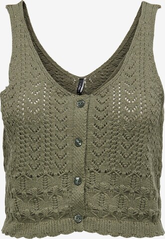 Cardigan 'AVINA' ONLY en vert : devant