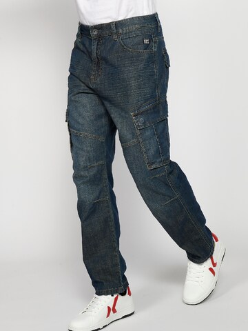 Regular Jeans cargo KOROSHI en bleu