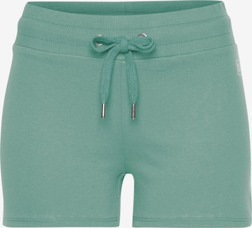 LASCANA ACTIVE - Pantalón deportivo en verde: frente