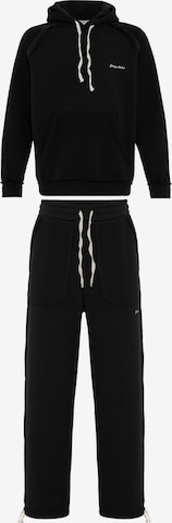DandaloJogging komplet - crna boja: prednji dio