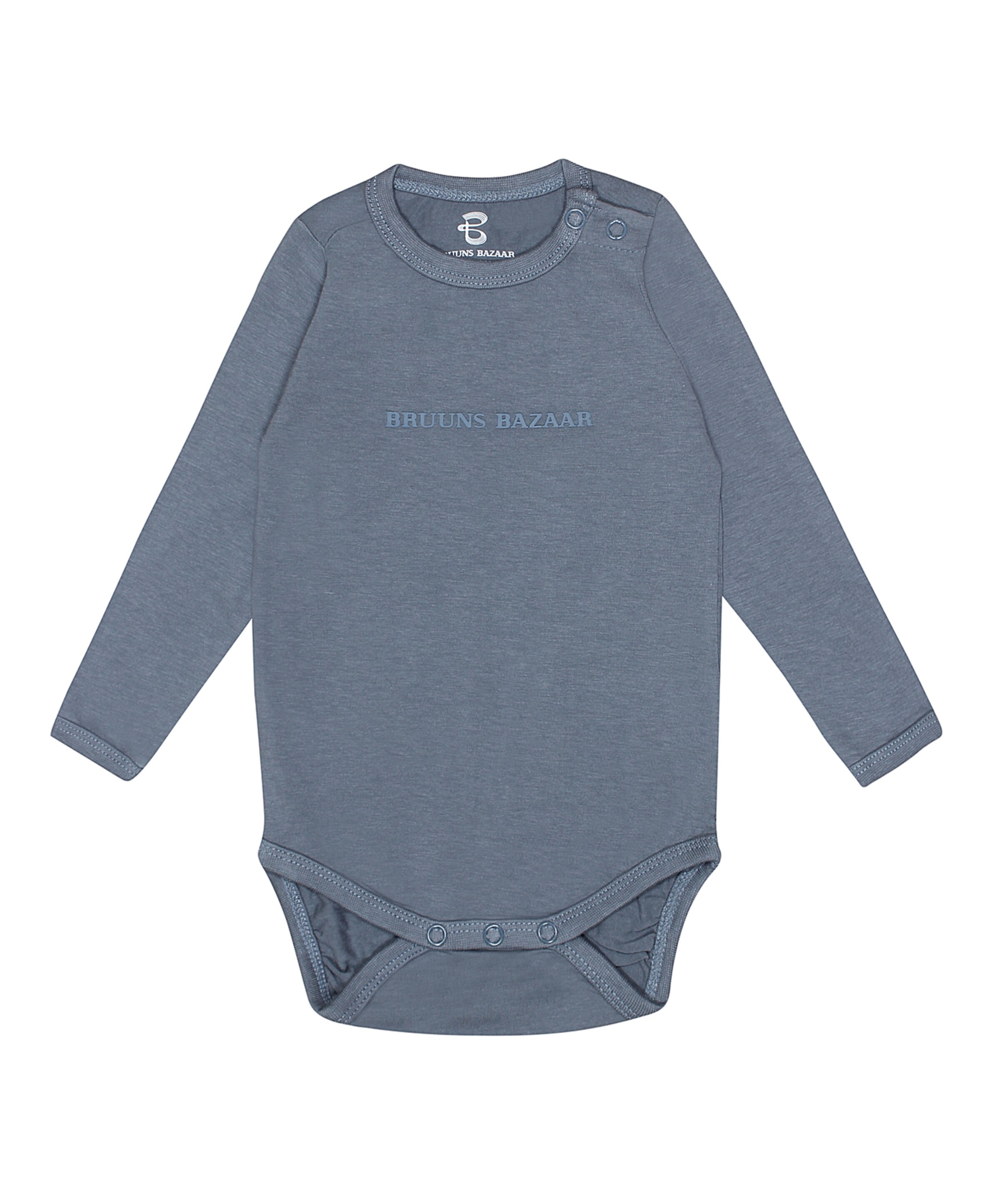 Bruuns Bazaar Kids Dupačky/body – modrá: přední strana