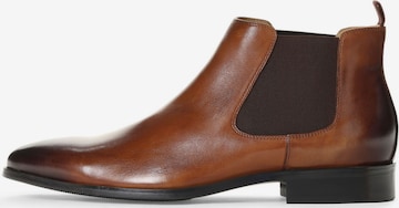 Kazar Chelsea boots i brun: framsida