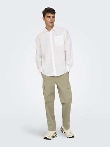 Only & Sons Loosefit Broek 'ONSSinus' in Grijs