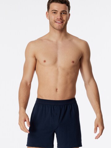 SCHIESSER Boxershorts ' Comfort Fit ' in Blauw