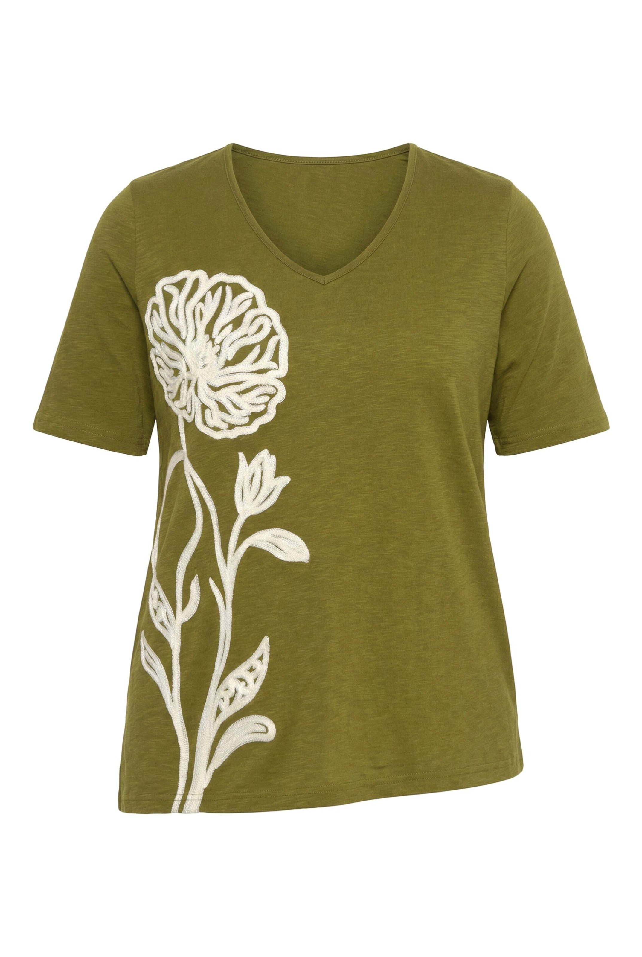 Ulla Popken Shirt in Green: front