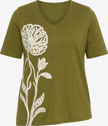 Ulla Popken Shirt in Green: front