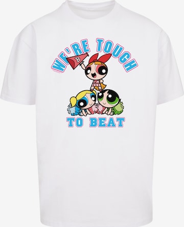 F4NT4STIC Shirt 'Powerpuff Girls Tough To Beat' in Wit: voorkant