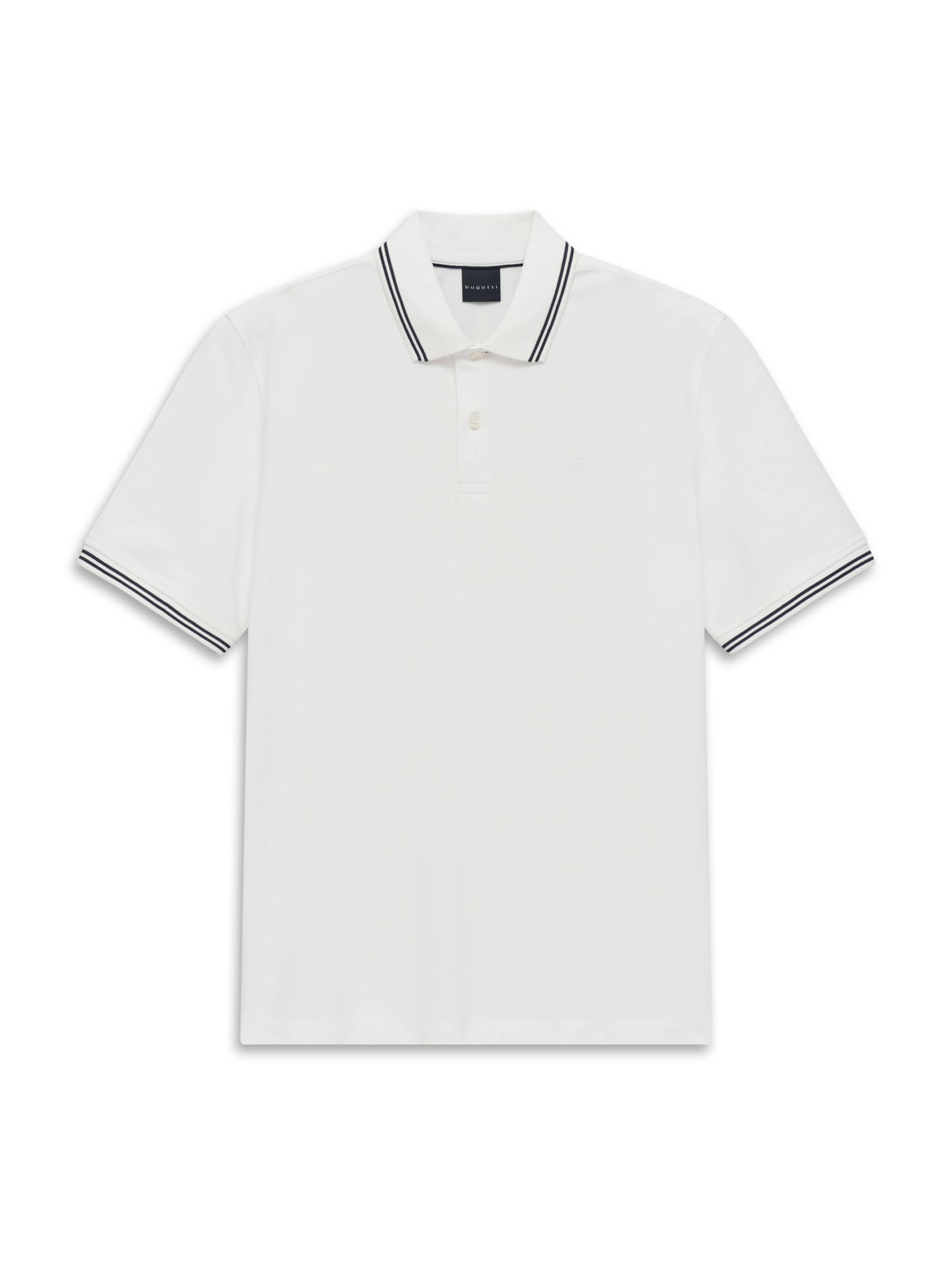 bugatti Poloshirt in Weiß: Vorderseite