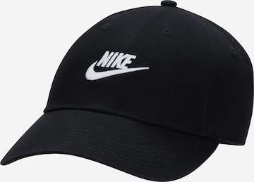 Nike Sportswear Cap in Black: front