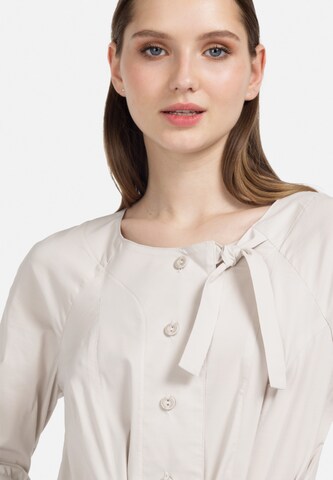 HELMIDGE Hemdblusenkleid in Beige