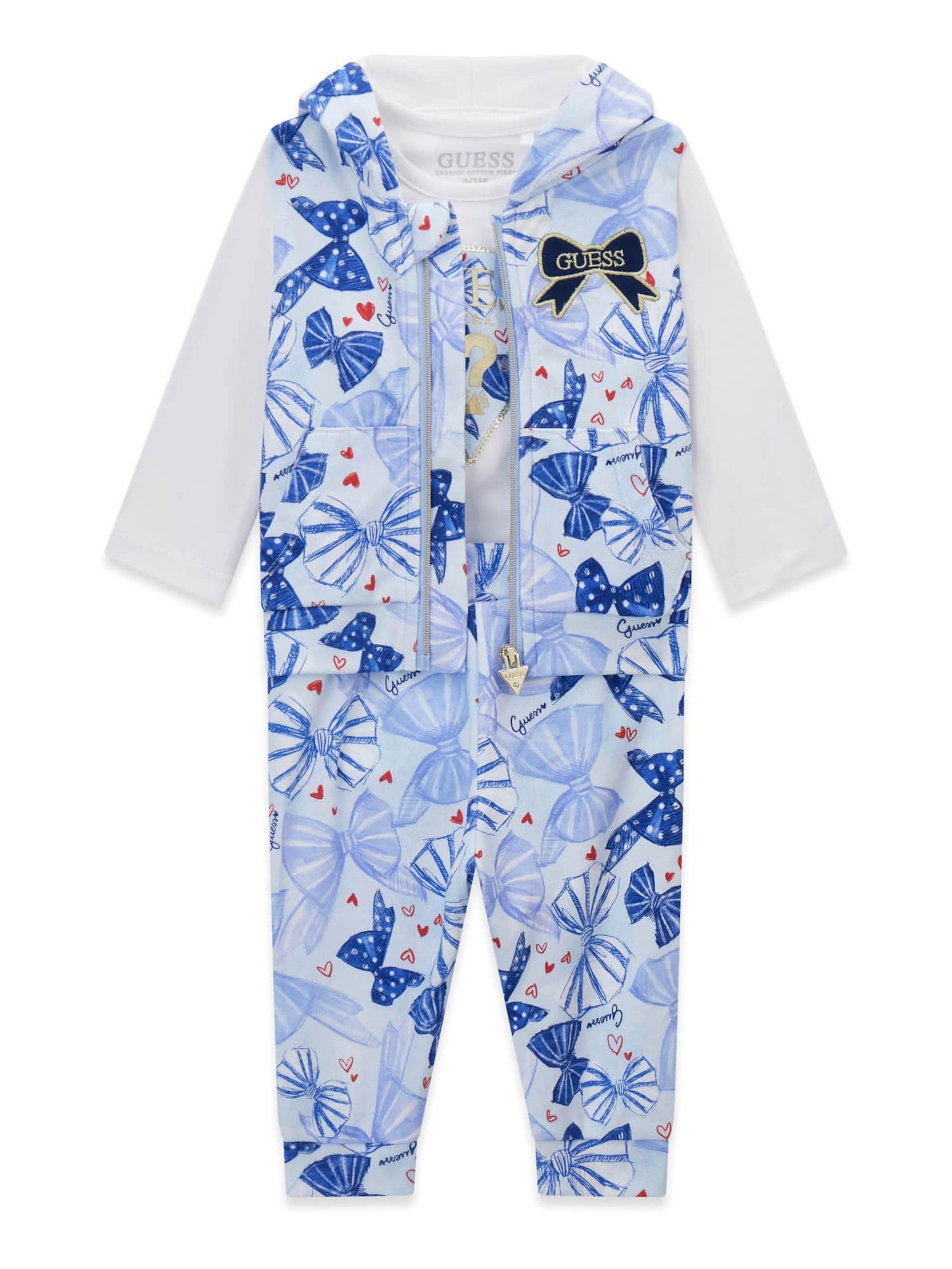 GUESS Set in Blue: front