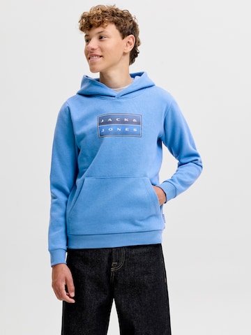 Jack & Jones Junior Mikina 'JCOFusion' – modrá: přední strana