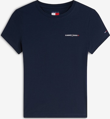 T-shirt 'ESS' Tommy Jeans en bleu : devant