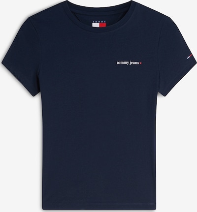 Marškinėliai 'ESS' iš Tommy Jeans, spalva – tamsiai mėlyna / balta, Prekių apžvalga