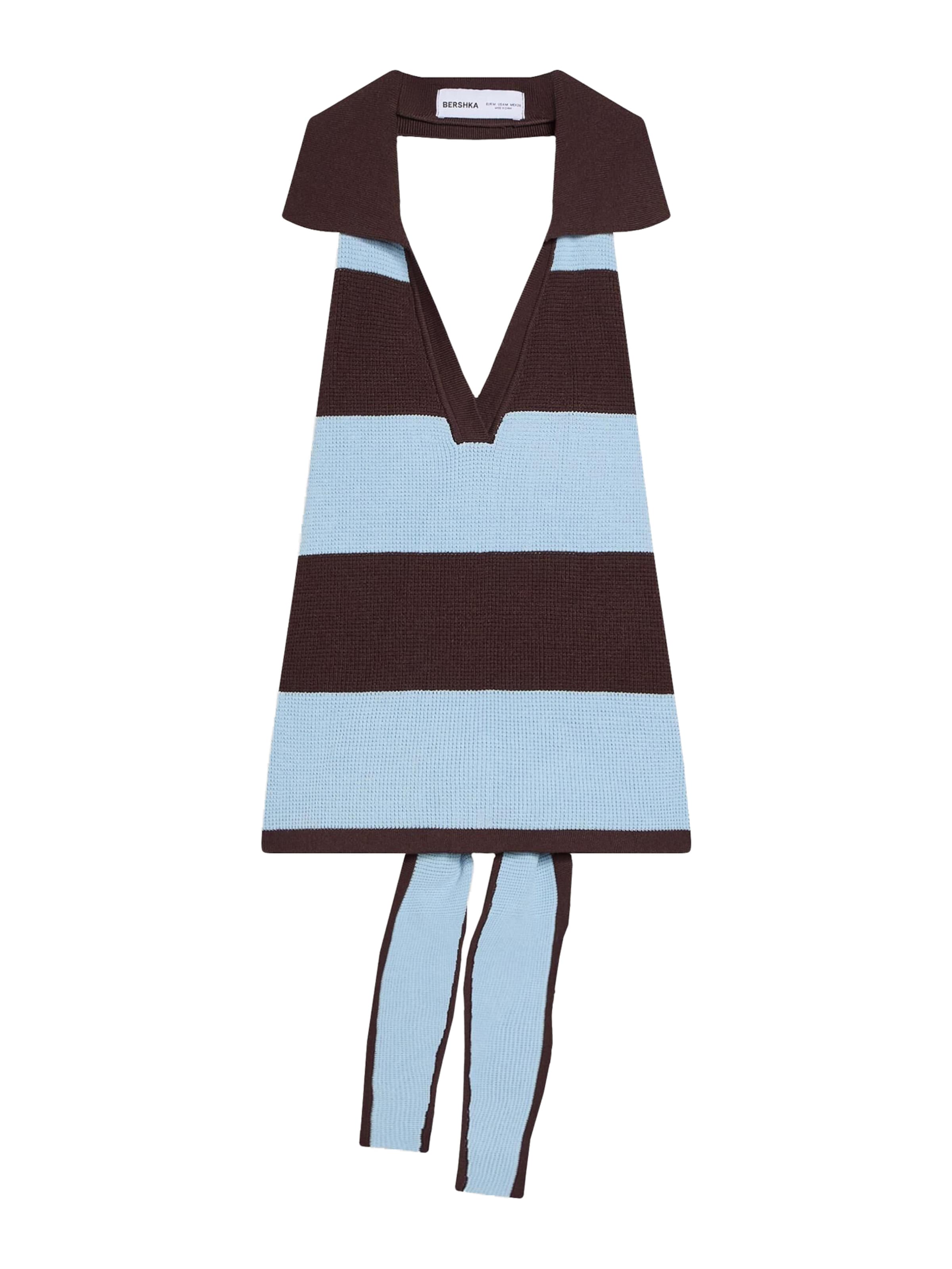 Bershka Stricktop in Blau: Vorderseite