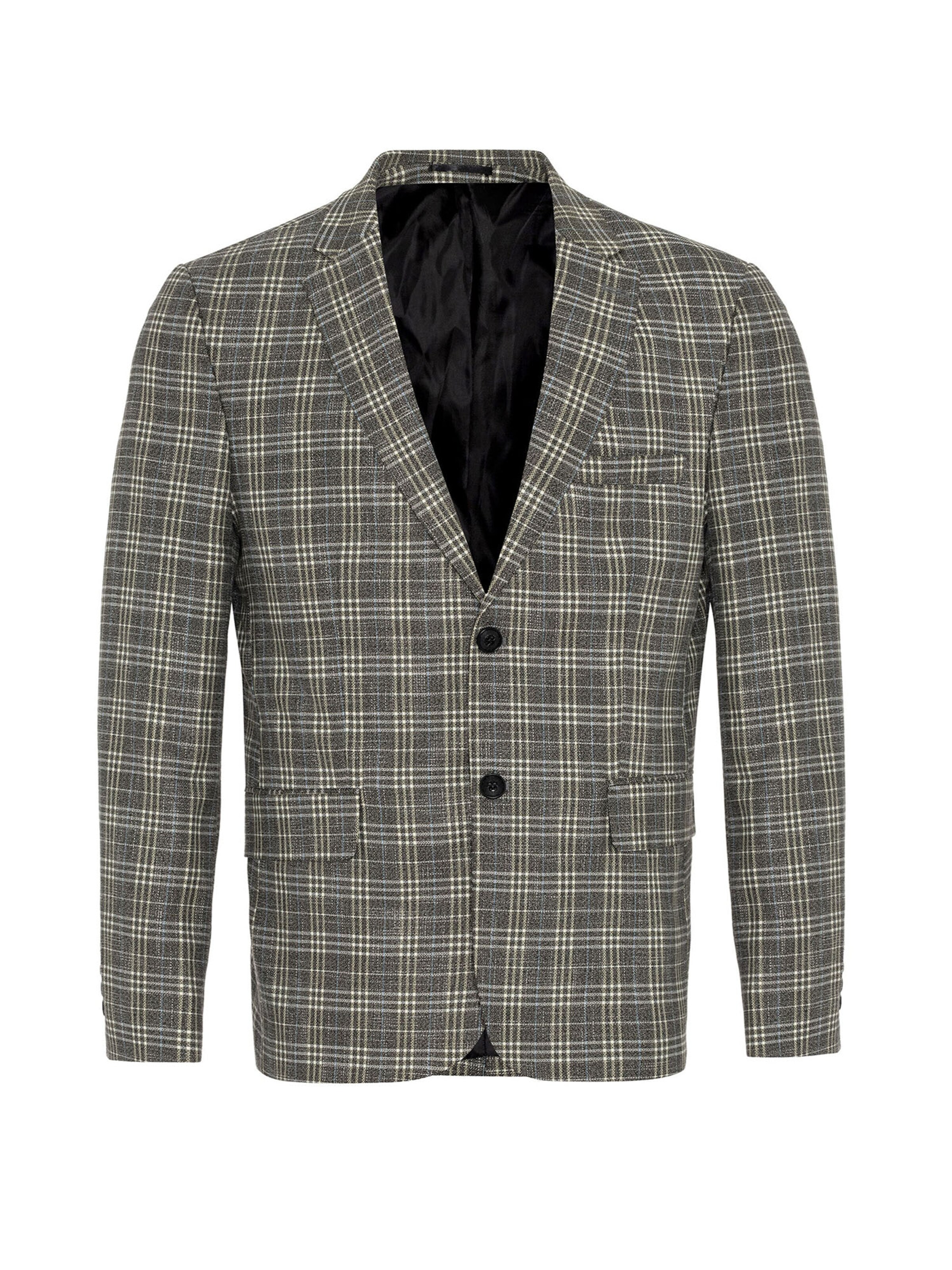 Daniel Hills Средняя посадка Пиджак в Серый: спереди