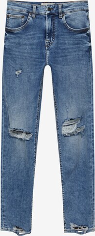 Pull&Bear Skinny Jeans in Blau: predná strana