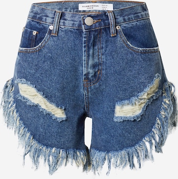 GLAMOROUS Regular Shorts in Blau: predná strana