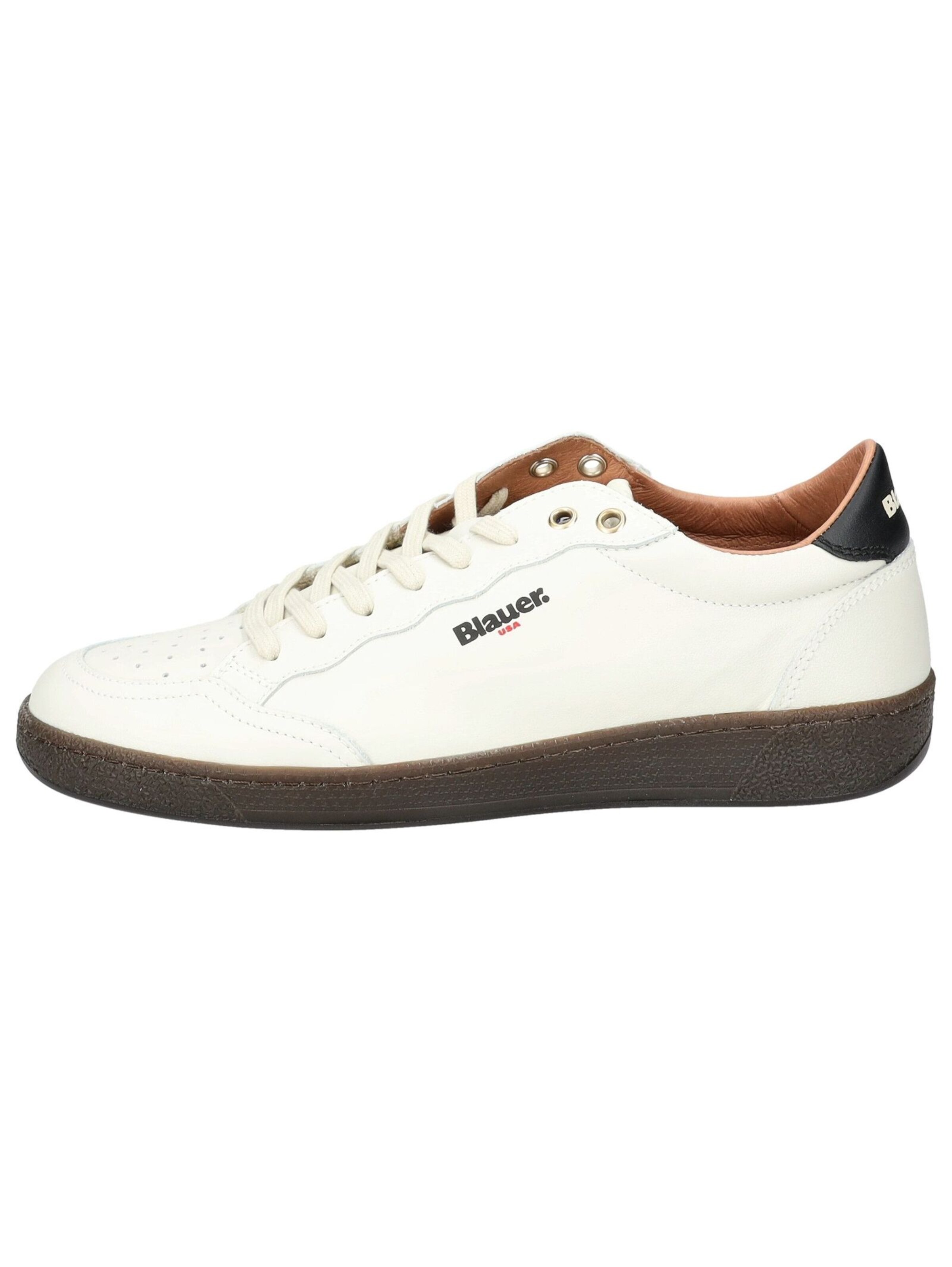 Baskets basses Blauer.USA en blanc