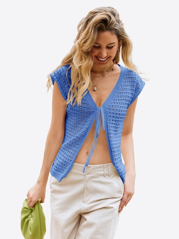 Imily Bela Вязаная кофта в Синий: спереди