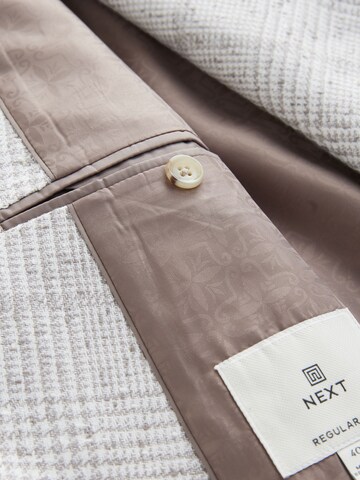 Coupe regular Veste de costume Next en gris