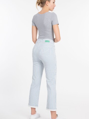 Recover Pants Regular Hose 'Frieda' in Blau