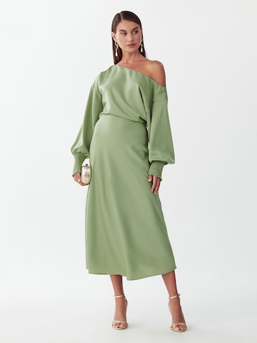 Willa Kleid 'Diara' in Grün: Vorderseite