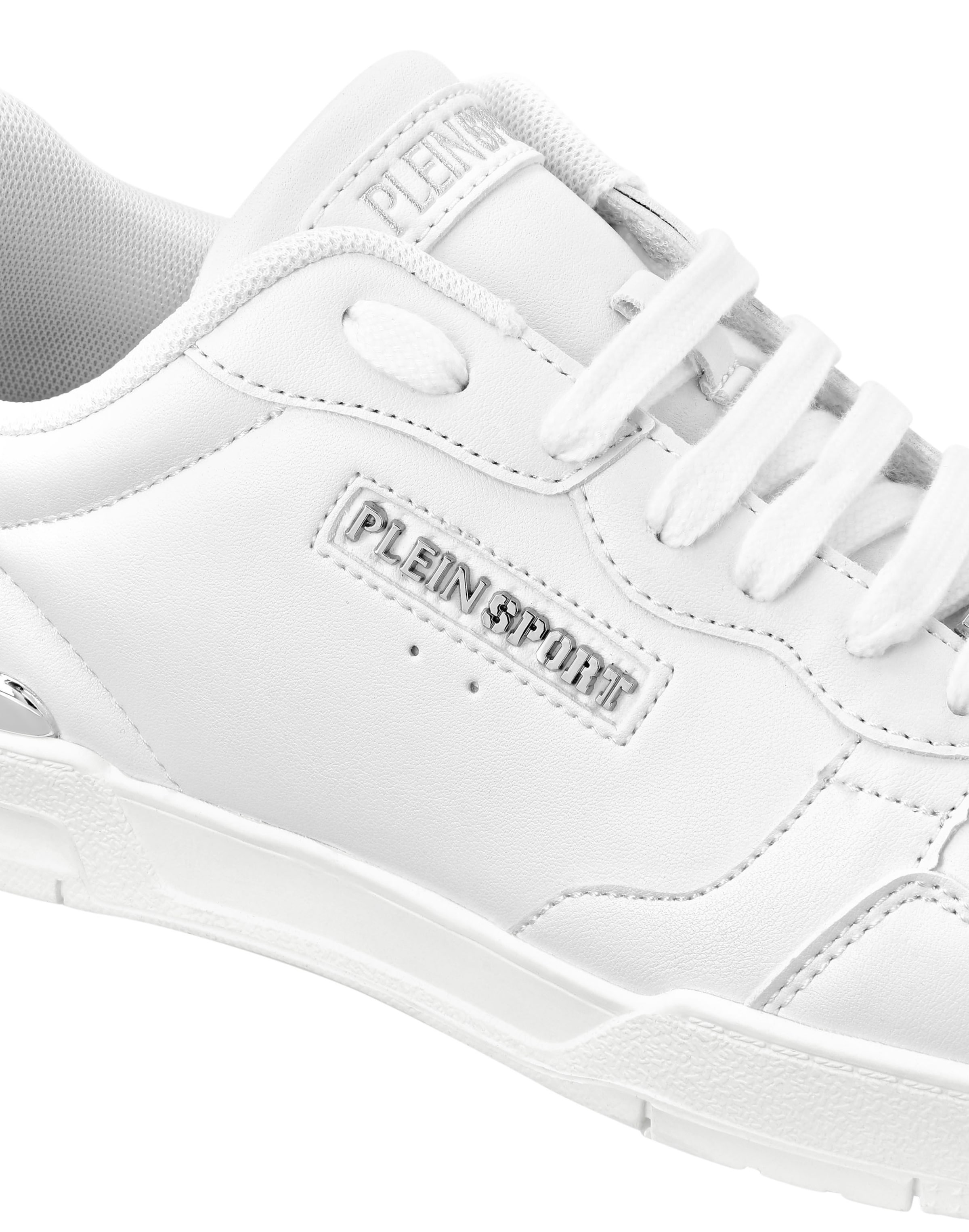 Plein Sport - Zapatillas deportivas bajas 'Tiger.X' en blanco
