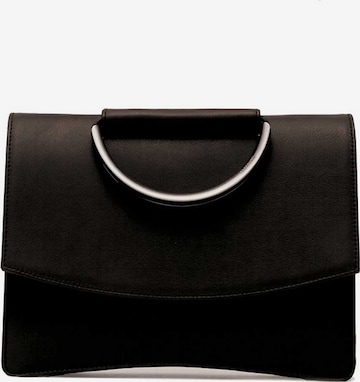 Gretchen Crossbody Bag 'Oyster Clutch Three' in Black: front