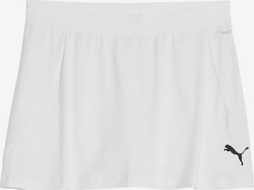 PUMA - Falda deportiva 'TeamGOAL' en blanco: frente